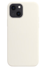 Nomfy Hoesje Geschikt voor iPhone 15 Hoesje Siliconen Cover Case - Hoes Geschikt voor iPhone 15 Hoes Back Case - Wit