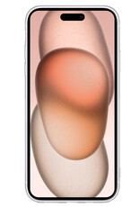 Nomfy Hoesje Geschikt voor iPhone 15 Hoesje Siliconen Cover Case - Hoes Geschikt voor iPhone 15 Hoes Back Case - 2-PACK - Transparant