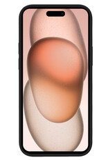 Nomfy Hoesje Geschikt voor iPhone 15 Hoesje Siliconen Cover Case - Hoes Geschikt voor iPhone 15 Hoes Back Case - 2-PACK - Zwart