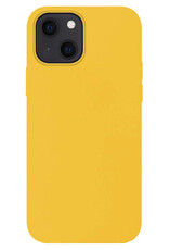 Nomfy Hoesje Geschikt voor iPhone 15 Plus Hoesje Siliconen Cover Case - Hoes Geschikt voor iPhone 15 Plus Hoes Back Case - Geel