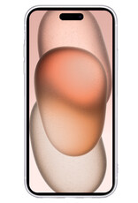 Nomfy Hoesje Geschikt voor iPhone 15 Pro Hoesje Siliconen Cover Case - Hoes Geschikt voor iPhone 15 Pro Hoes Back Case - Transparant