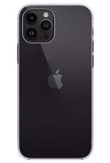 Nomfy Hoesje Geschikt voor iPhone 15 Pro Max Hoesje Siliconen Cover Case - Hoes Geschikt voor iPhone 15 Pro Max Hoes Back Case - Transparant