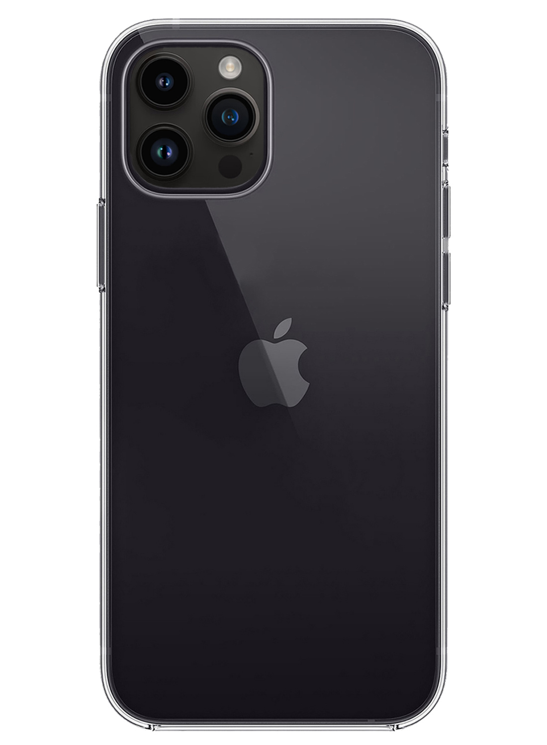 Nomfy Hoesje Geschikt voor iPhone 15 Pro Max Hoesje Siliconen Cover Case - Hoes Geschikt voor iPhone 15 Pro Max Hoes Back Case - Transparant