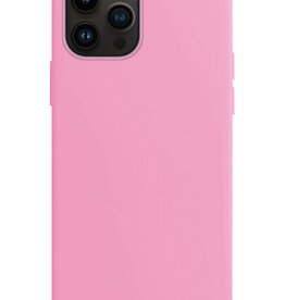 Nomfy Nomfy iPhone 15 Pro Max Hoesje Siliconen - Lichtroze