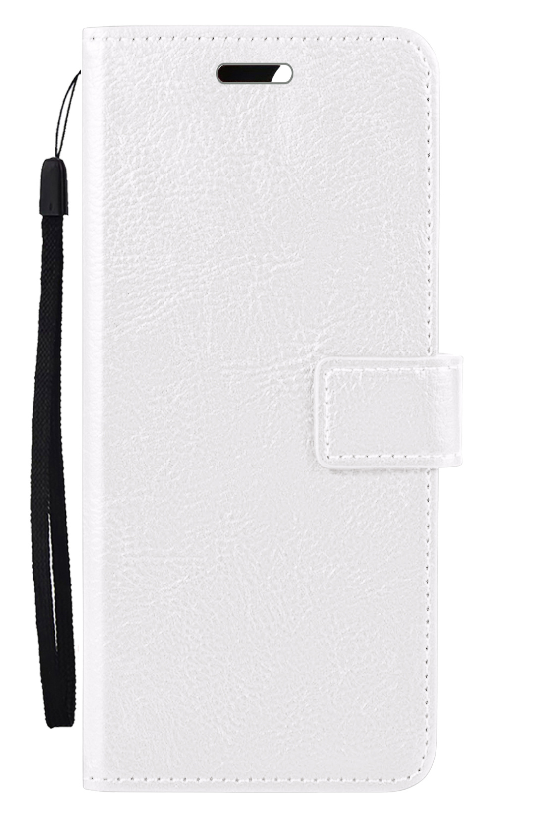 Nomfy Hoesje Geschikt voor iPhone 15 Hoes Bookcase Flipcase Book Cover - Hoes Geschikt voor iPhone 15 Hoesje Book Case - Wit