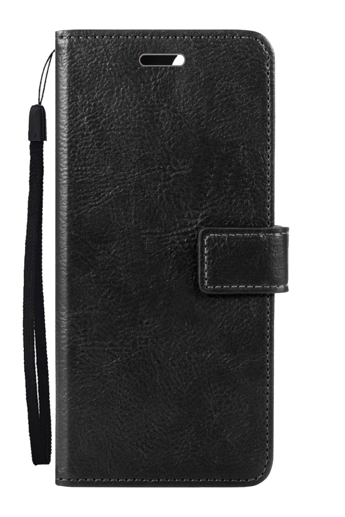 Nomfy Hoesje Geschikt voor iPhone 15 Plus Hoes Bookcase Flipcase Book Cover - Hoes Geschikt voor iPhone 15 Plus Hoesje Book Case - Zwart