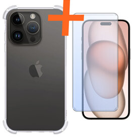 Nomfy Nomfy iPhone 15 Pro Max Hoesje Shockproof Met Screenprotector
