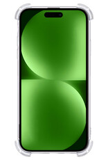 BASEY. Hoes Geschikt voor iPhone 15 Hoesje Magsafe Compatible Shock Proof Case Transparant - Hoesje Geschikt voor iPhone 15 Hoes Magsafe Cover Shockproof