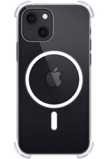 BASEY. Hoes Geschikt voor iPhone 15 Plus Hoesje Magsafe Compatible Shock Proof Case Transparant - Hoesje Geschikt voor iPhone 15 Plus Hoes Magsafe Cover Shockproof - 2 Stuks