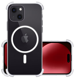 NoXx NoXx iPhone 15 Magsafe Hoesje - Transparant