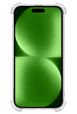 BASEY. Hoes Geschikt voor iPhone 15 Pro Hoesje Magsafe Compatible Shock Proof Case Transparant Met 2x Screenprotector - Hoesje Geschikt voor iPhone 15 Pro Hoes Magsafe Cover Shockproof