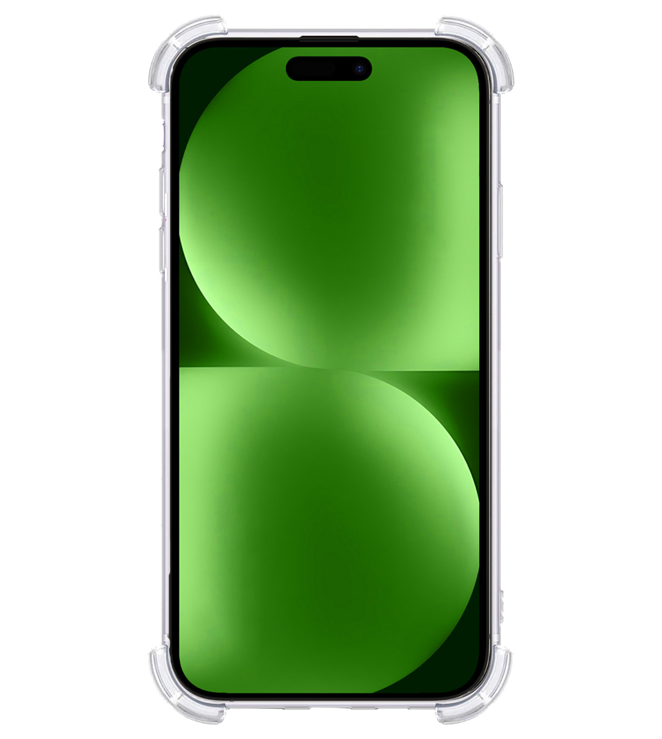 BASEY. Hoes Geschikt voor iPhone 15 Pro Max Hoesje Magsafe Compatible Shock Proof Case Transparant Met Screenprotector - Hoesje Geschikt voor iPhone 15 Pro Max Hoes Magsafe Cover Shockproof