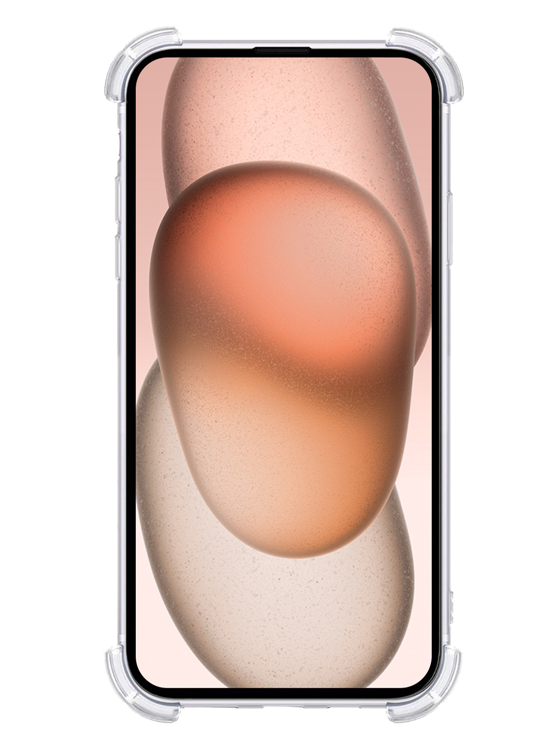 Nomfy Hoesje Geschikt voor iPhone 15 Hoes Geschikt voor Magsafe Shock Proof Cover Case Shockproof Transparant Met Screenprotector - Hoesje Geschikt voor iPhone 15 Hoes Back Case Magsafe