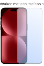 NoXx Hoes Geschikt voor iPhone 15 Plus Hoesje Geschikt voor Magsafe Hoesje Cover Shock Proof Case Met 2x Screenprotector - Transparant