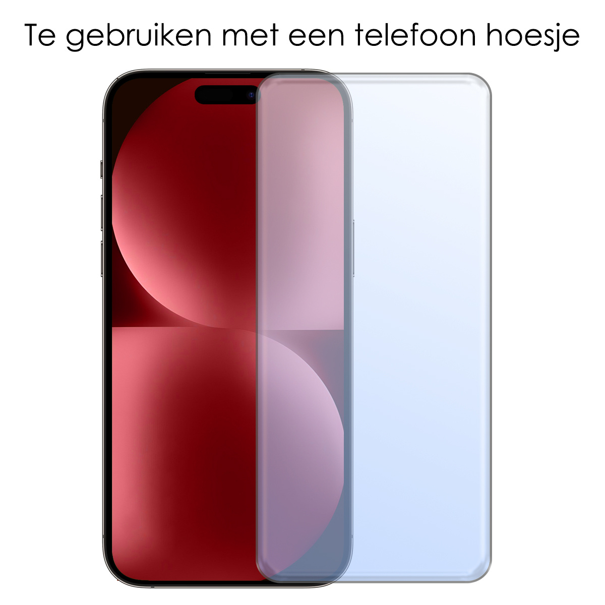 NoXx Hoes Geschikt voor iPhone 15 Plus Hoesje Geschikt voor Magsafe Hoesje Cover Shock Proof Case Met Screenprotector - Transparant