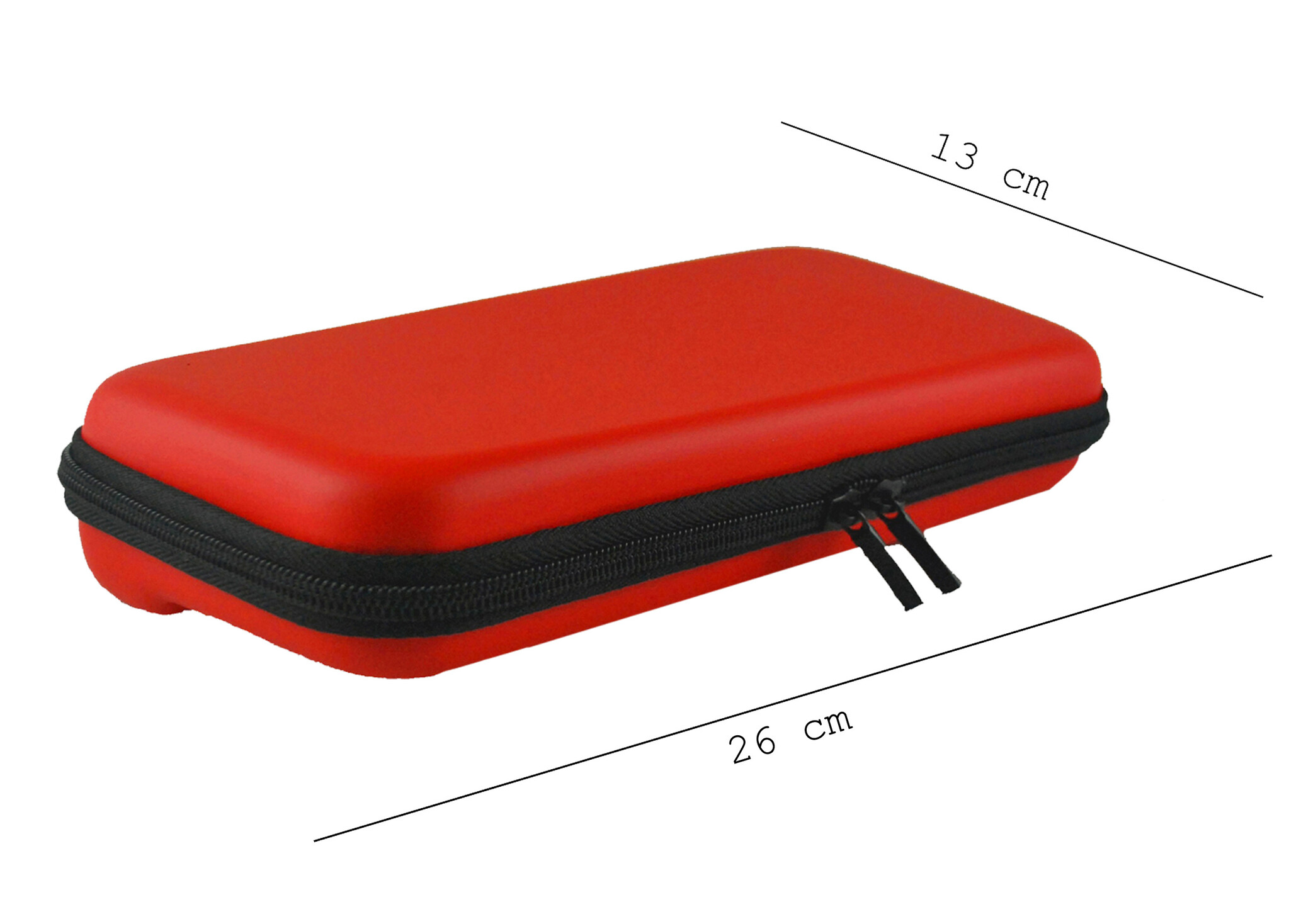 BASEY. Hoesje Geschikt voor Nintendo Switch Lite Case Hoes Hard Cover Koord - Bescherm Case Geschikt voor Nintendo Switch Lite Hoes - Rood