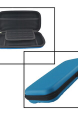 NoXx Hoesje Geschikt voor Nintendo Switch Lite Case Hoes Hard Cover Met Koord - Hoes Geschikt voor Nintendo Switch Lite Hoes - Blauw