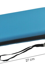 NoXx Hoesje Geschikt voor Nintendo Switch Lite Case Hoes Hard Cover Met Koord - Hoes Geschikt voor Nintendo Switch Lite Hoes - Blauw