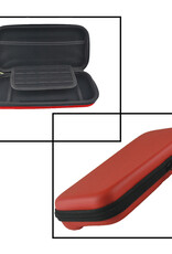 NoXx Hoesje Geschikt voor Nintendo Switch Lite Case Hoes Hard Cover Met Koord - Hoes Geschikt voor Nintendo Switch Lite Hoes - Rood