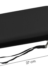 NoXx Hoesje Geschikt voor Nintendo Switch Lite Case Hoes Hard Cover Met Koord - Hoes Geschikt voor Nintendo Switch Lite Hoes - Zwart