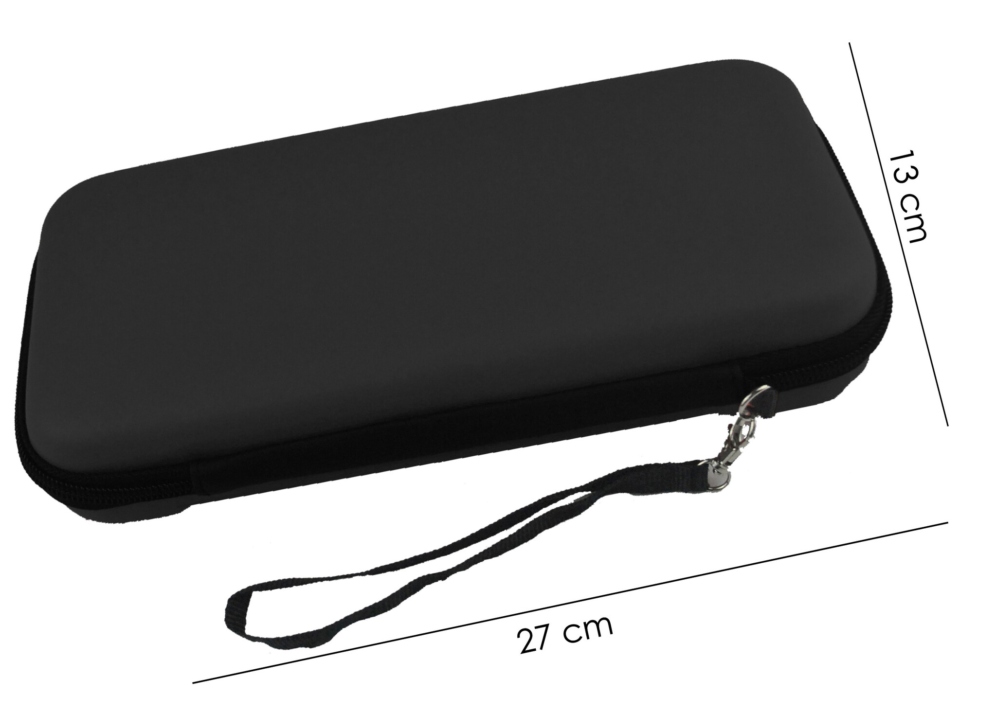 NoXx Hoesje Geschikt voor Nintendo Switch Lite Case Hoes Hard Cover Met Koord - Hoes Geschikt voor Nintendo Switch Lite Hoes - Zwart