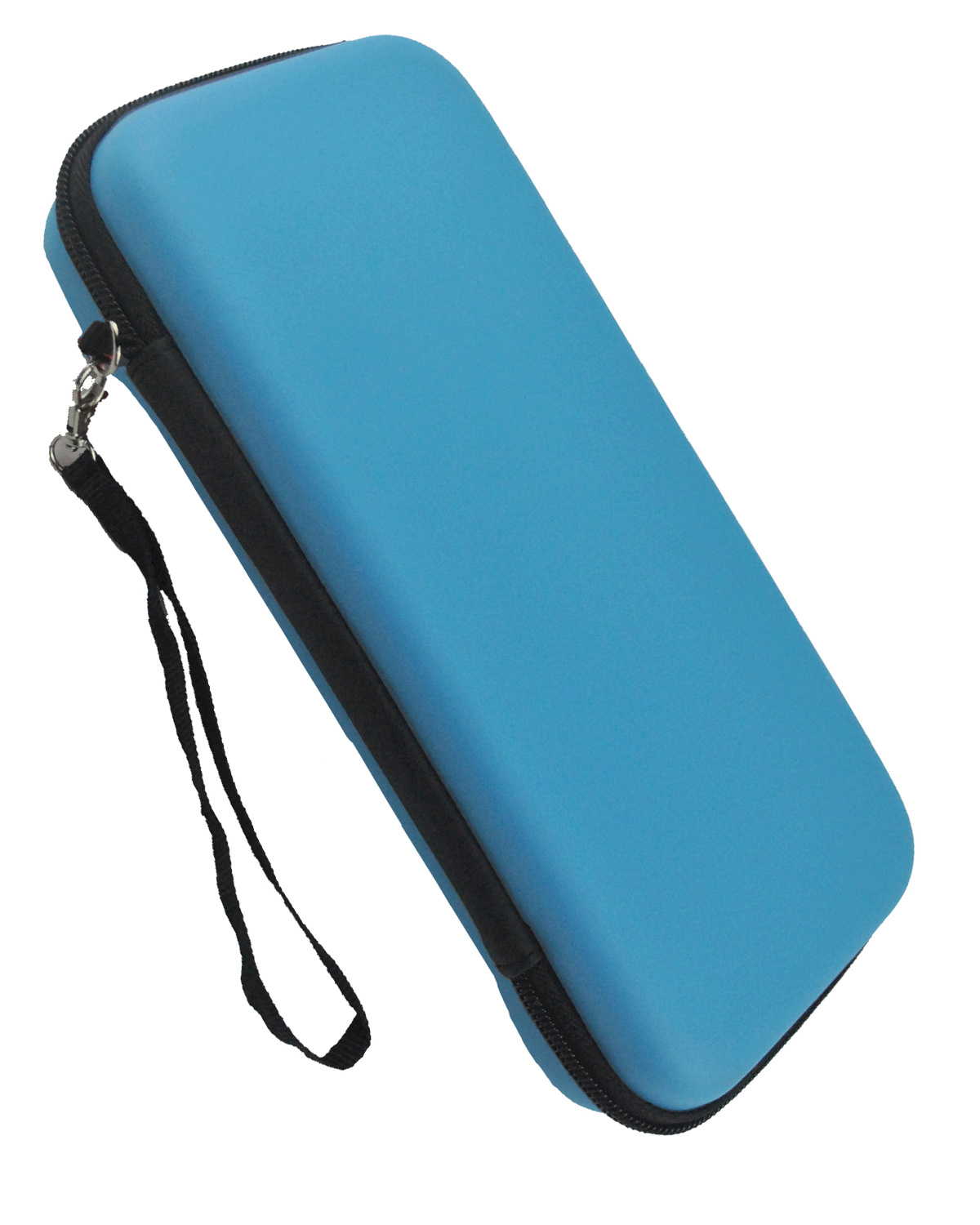 Nomfy Hoesje Geschikt voor Nintendo Switch Lite Hoes Bescherm Case Hardcover Met Polsbandje - Hoes Geschikt voor Nintendo Switch Lite Case - Blauw