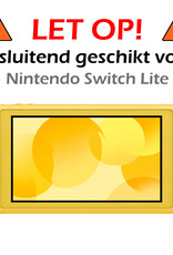 Nomfy Hoesje Geschikt voor Nintendo Switch Lite Hoes Bescherm Case Hardcover Met Polsbandje - Hoes Geschikt voor Nintendo Switch Lite Case - Rood