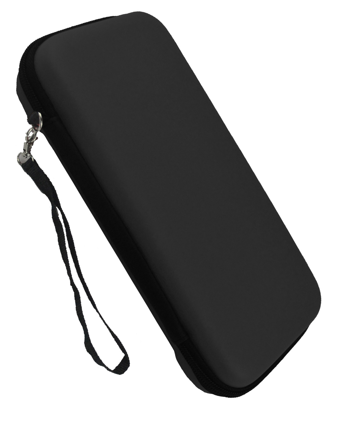 Nomfy Hoesje Geschikt voor Nintendo Switch Lite Hoes Bescherm Case Hardcover Met Polsbandje - Hoes Geschikt voor Nintendo Switch Lite Case - Zwart