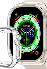 Nomfy Hoesje Geschikt voor Apple Watch Ultra 2 Hoes Siliconen Case Cover - Hoes Geschikt voor Apple Watch Ultra 2 (49 mm) Hoesje - Transparant