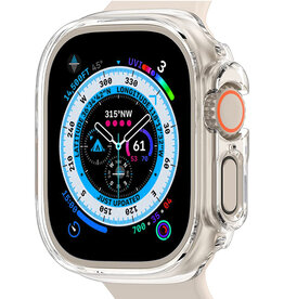 BASEY. BASEY. Apple Watch Ultra 2 Hoesje Siliconen Transparant - 49 mm