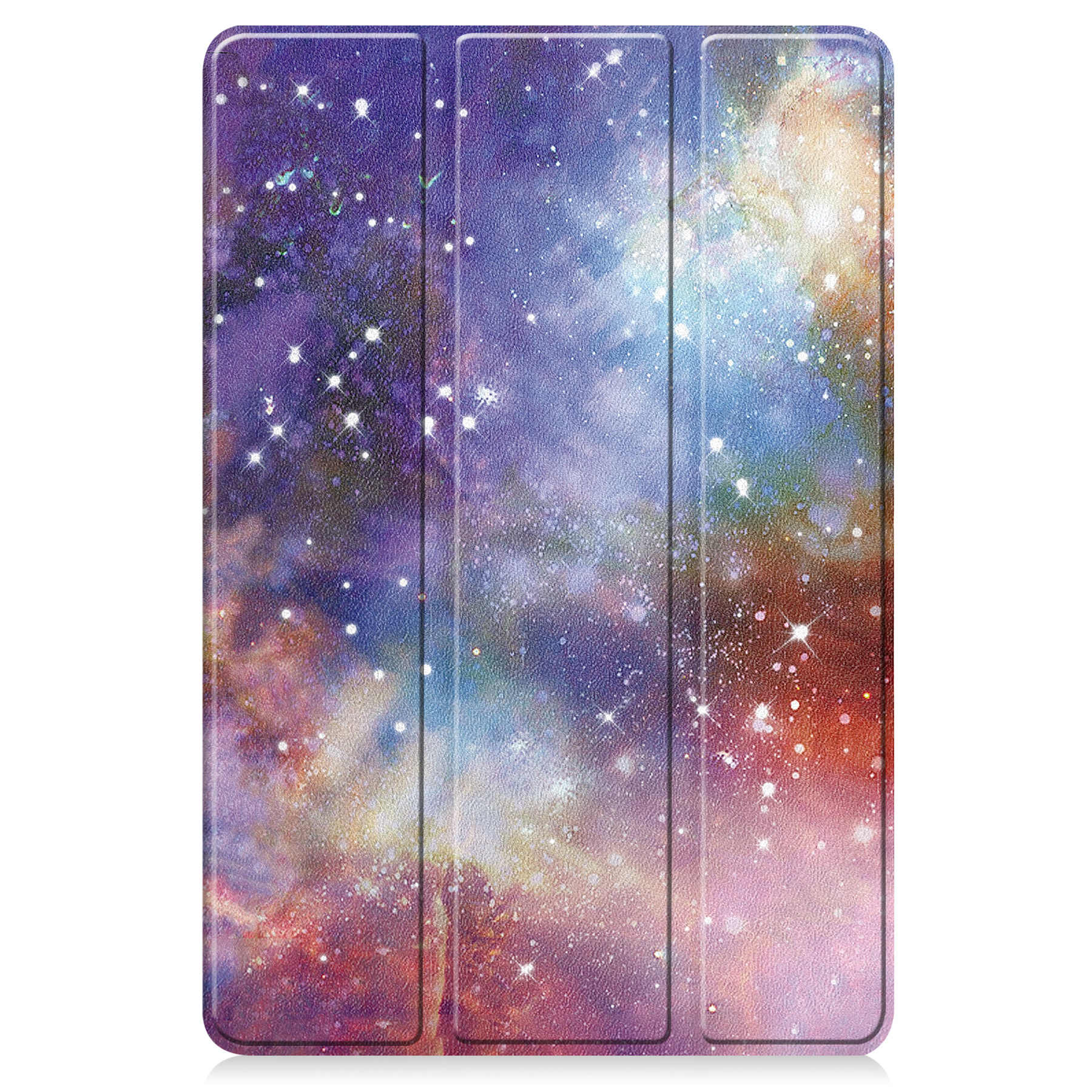 Nomfy Hoes Geschikt voor Lenovo Tab M10 5G Hoes Tri-fold Tablet Hoesje Case - Hoesje Geschikt voor Lenovo Tab M10 5G Hoesje Hardcover Bookcase - Galaxy