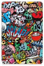 Nomfy Hoes Geschikt voor Lenovo Tab M10 5G Hoes Tri-fold Tablet Hoesje Case - Hoesje Geschikt voor Lenovo Tab M10 5G Hoesje Hardcover Bookcase - Graffity