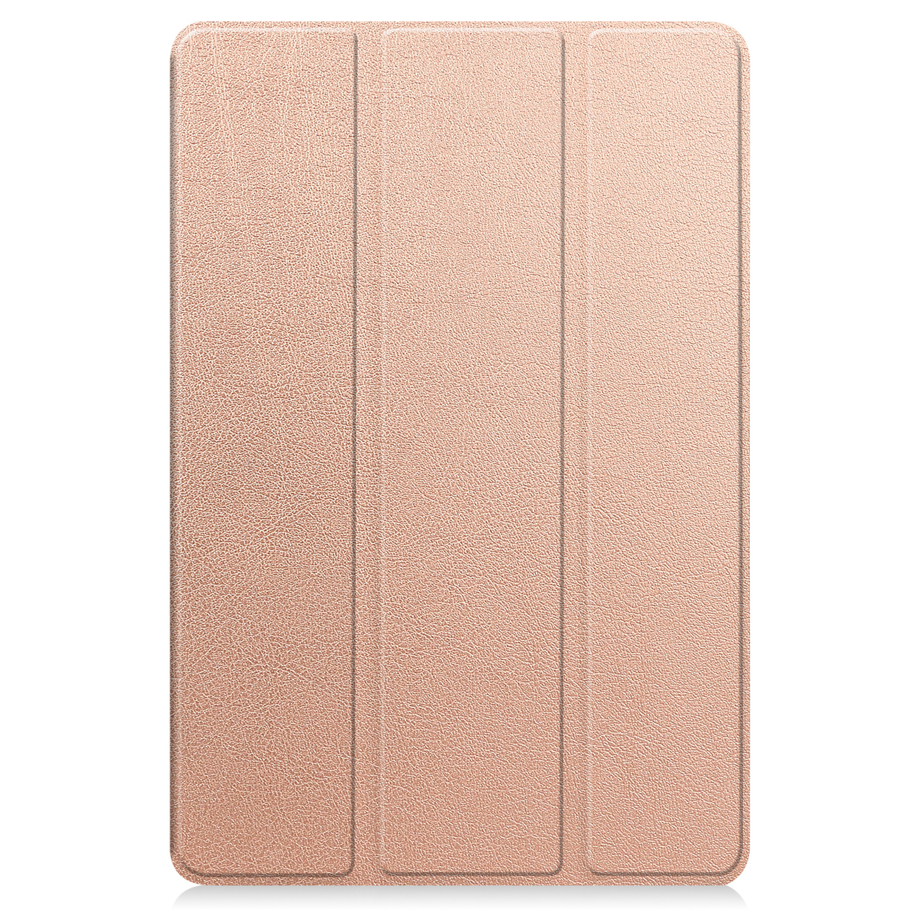 Nomfy Hoes Geschikt voor Lenovo Tab M10 5G Hoes Tri-fold Tablet Hoesje Case - Hoesje Geschikt voor Lenovo Tab M10 5G Hoesje Hardcover Bookcase - Rosé goud