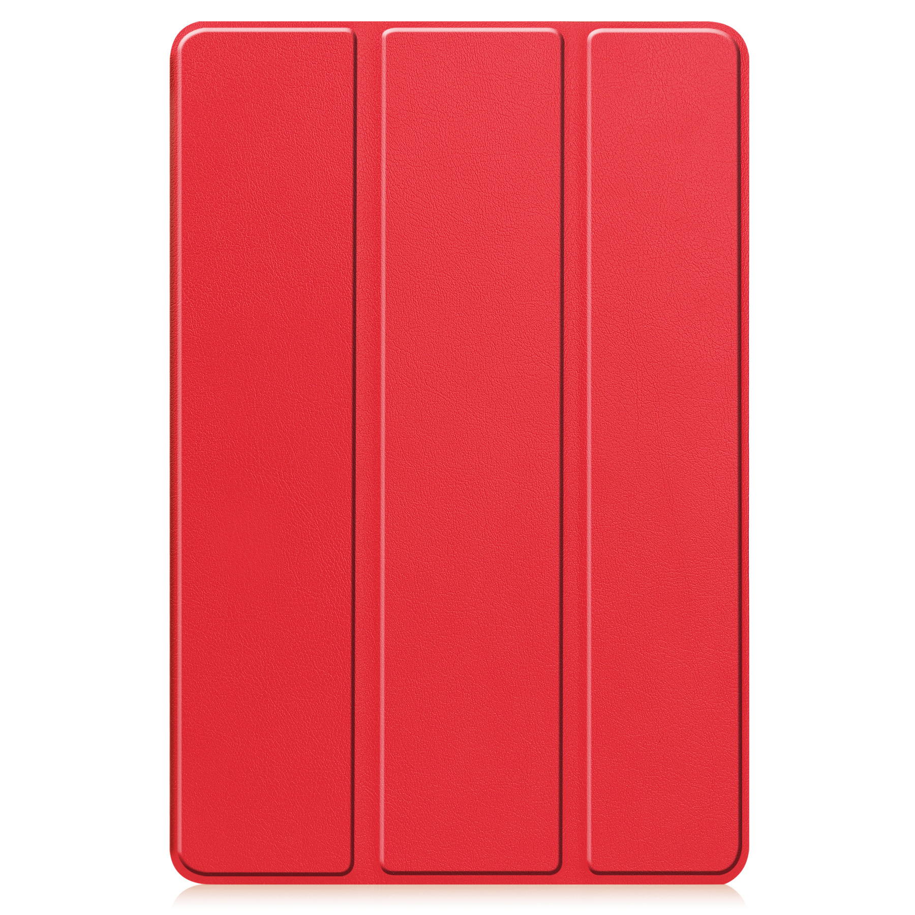Nomfy Hoes Geschikt voor Lenovo Tab M10 5G Hoes Tri-fold Tablet Hoesje Case - Hoesje Geschikt voor Lenovo Tab M10 5G Hoesje Hardcover Bookcase - Rood