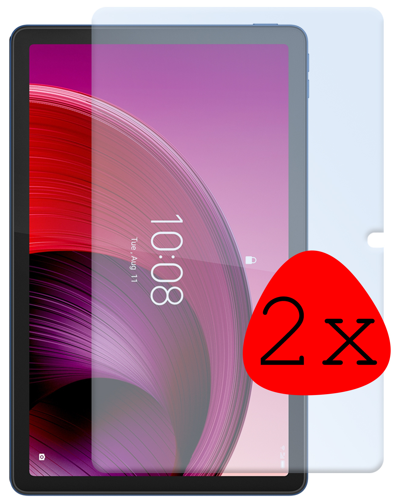 BASEY. Screenprotector Geschikt voor Lenovo Tab M10 5G Screenprotector Tempered Glass - Screenprotector Geschikt voor Lenovo Tab M10 5G Screen Protector Beschermglas - 2 Stuks