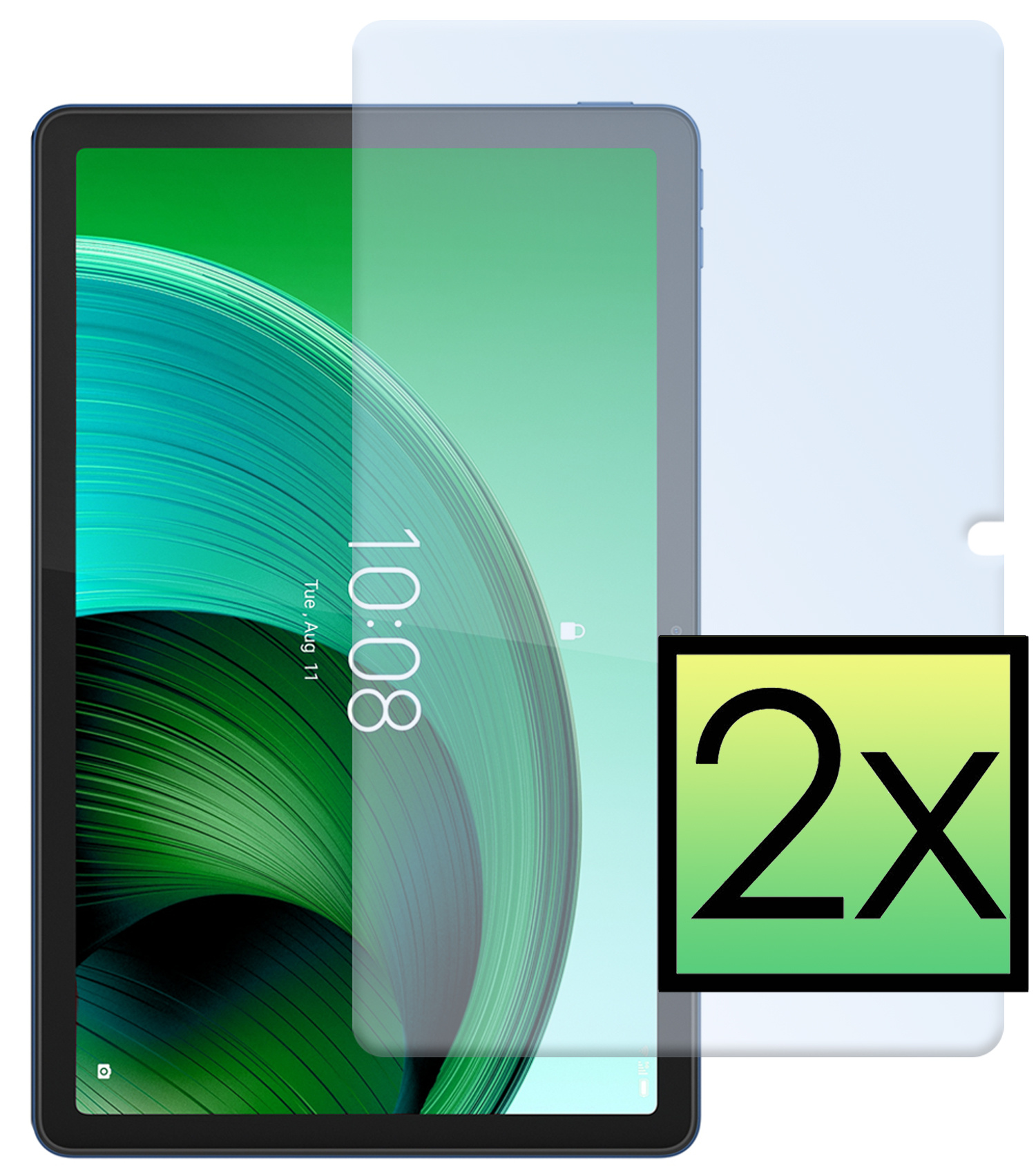 NoXx Screenprotector Geschikt voor Lenovo Tab M10 5G Screenprotector Bescherm Glas Screen Protector - 2x