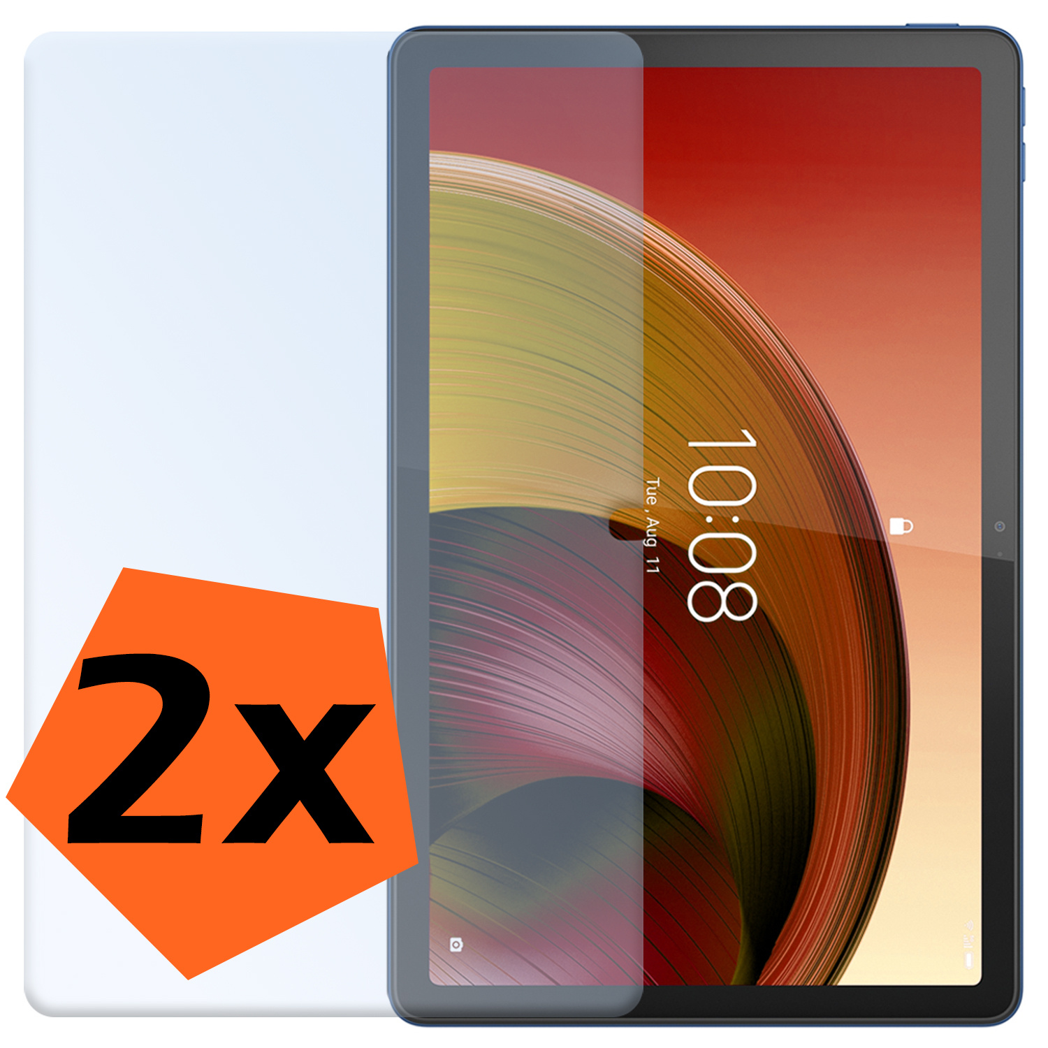 Nomfy Screenprotector Geschikt voor Lenovo Tab M10 5G Screenprotector Bescherm Glas - Screen Protector Geschikt voor Lenovo Tab M10 5G Screenprotector Tempered Glass - 2 PACK