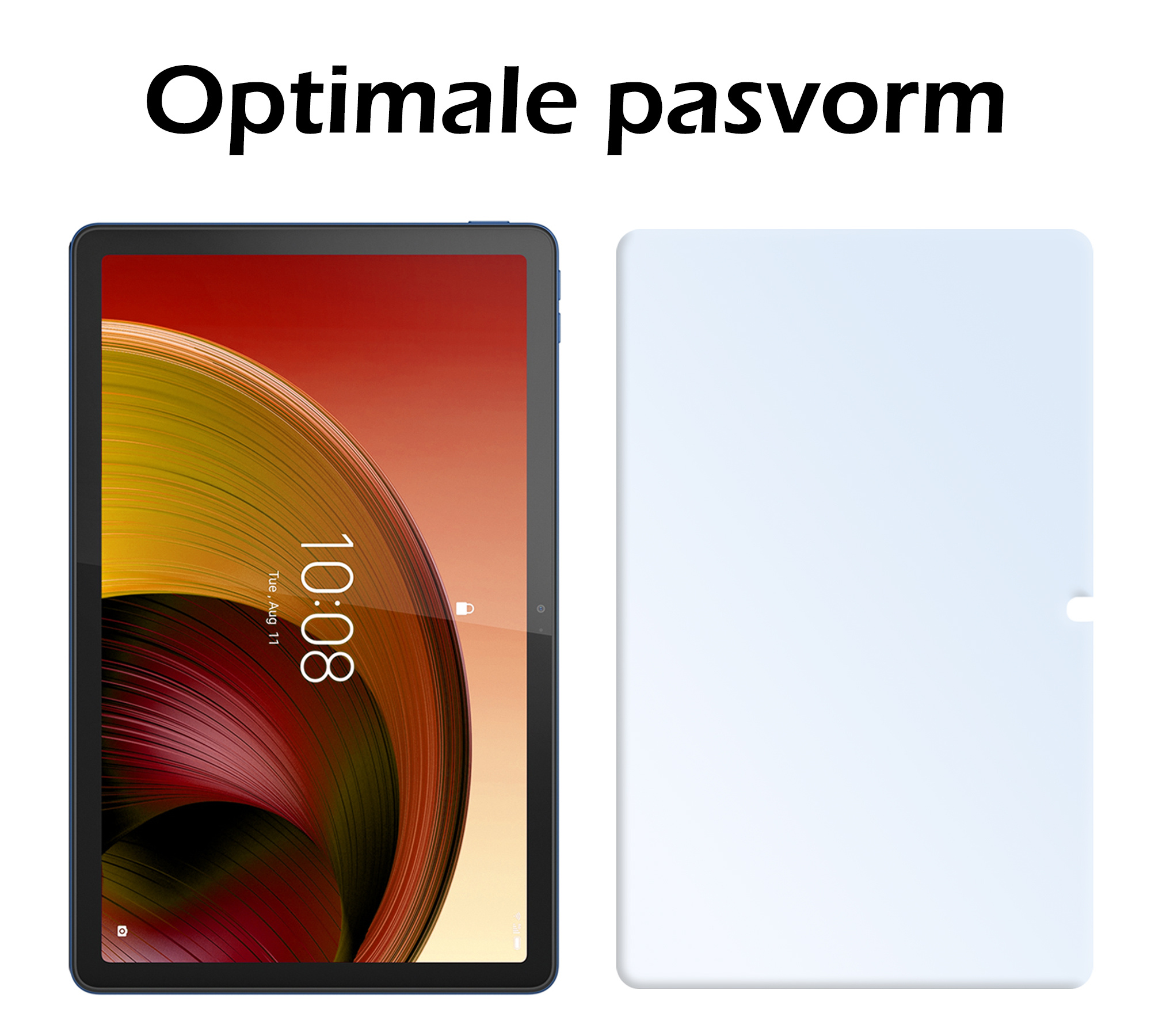 Nomfy Screenprotector Geschikt voor Lenovo Tab M10 5G Screenprotector Bescherm Glas - Screen Protector Geschikt voor Lenovo Tab M10 5G Screenprotector Tempered Glass - 2 PACK