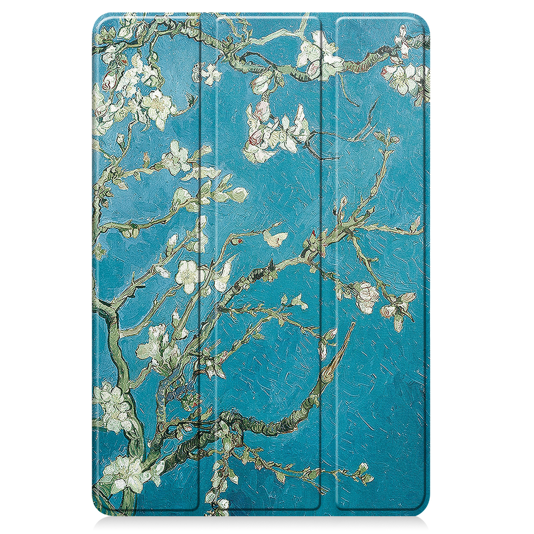 BASEY. Hoesje Geschikt voor Lenovo Tab M10 5G Hoes Case Tablet Hoesje Tri-fold - Hoes Geschikt voor Lenovo Tab M10 5G Hoesje Hard Cover Bookcase Hoes - Bloesem