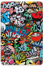 BASEY. Hoesje Geschikt voor Lenovo Tab M10 5G Hoes Case Tablet Hoesje Tri-fold - Hoes Geschikt voor Lenovo Tab M10 5G Hoesje Hard Cover Bookcase Hoes - Graffity