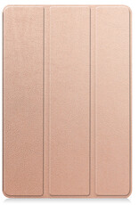 BASEY. Hoesje Geschikt voor Lenovo Tab M10 5G Hoes Case Tablet Hoesje Tri-fold - Hoes Geschikt voor Lenovo Tab M10 5G Hoesje Hard Cover Bookcase Hoes - Rosé goud