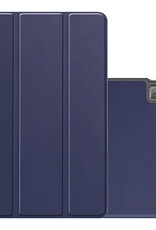 NoXx Hoesje Geschikt voor Lenovo Tab M10 5G Hoesje Case Hard Cover Hoes Book Case - Donkerblauw