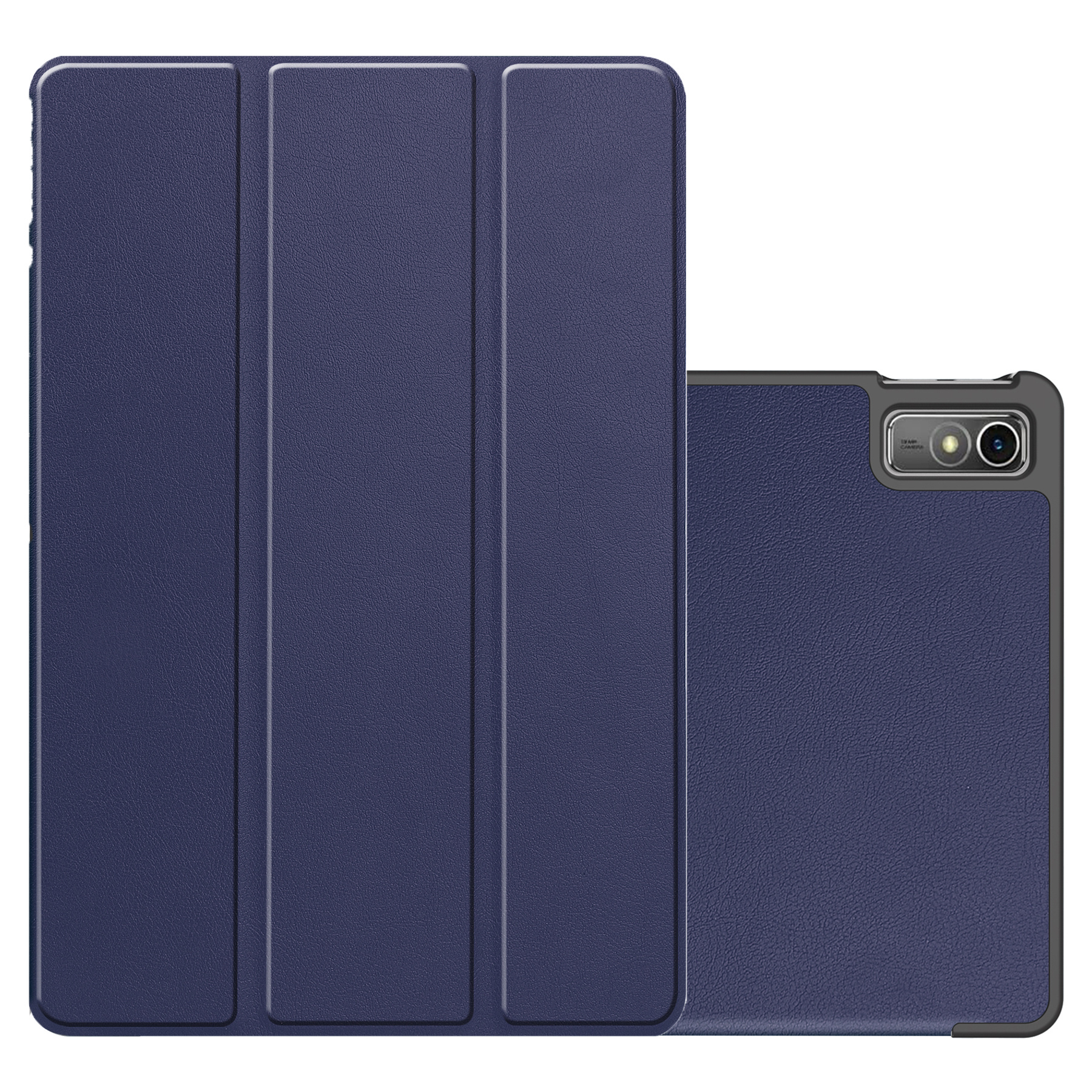 NoXx Hoesje Geschikt voor Lenovo Tab M10 5G Hoesje Case Hard Cover Hoes Book Case - Donkerblauw