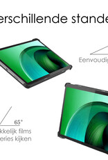 NoXx Hoesje Geschikt voor Lenovo Tab M10 5G Hoesje Case Hard Cover Hoes Book Case - Donkerblauw