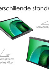 NoXx Hoesje Geschikt voor Lenovo Tab M10 5G Hoesje Case Hard Cover Hoes Book Case - Galaxy