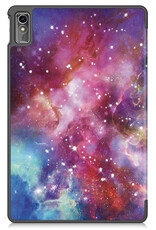 NoXx Hoesje Geschikt voor Lenovo Tab M10 5G Hoesje Case Hard Cover Hoes Book Case - Galaxy