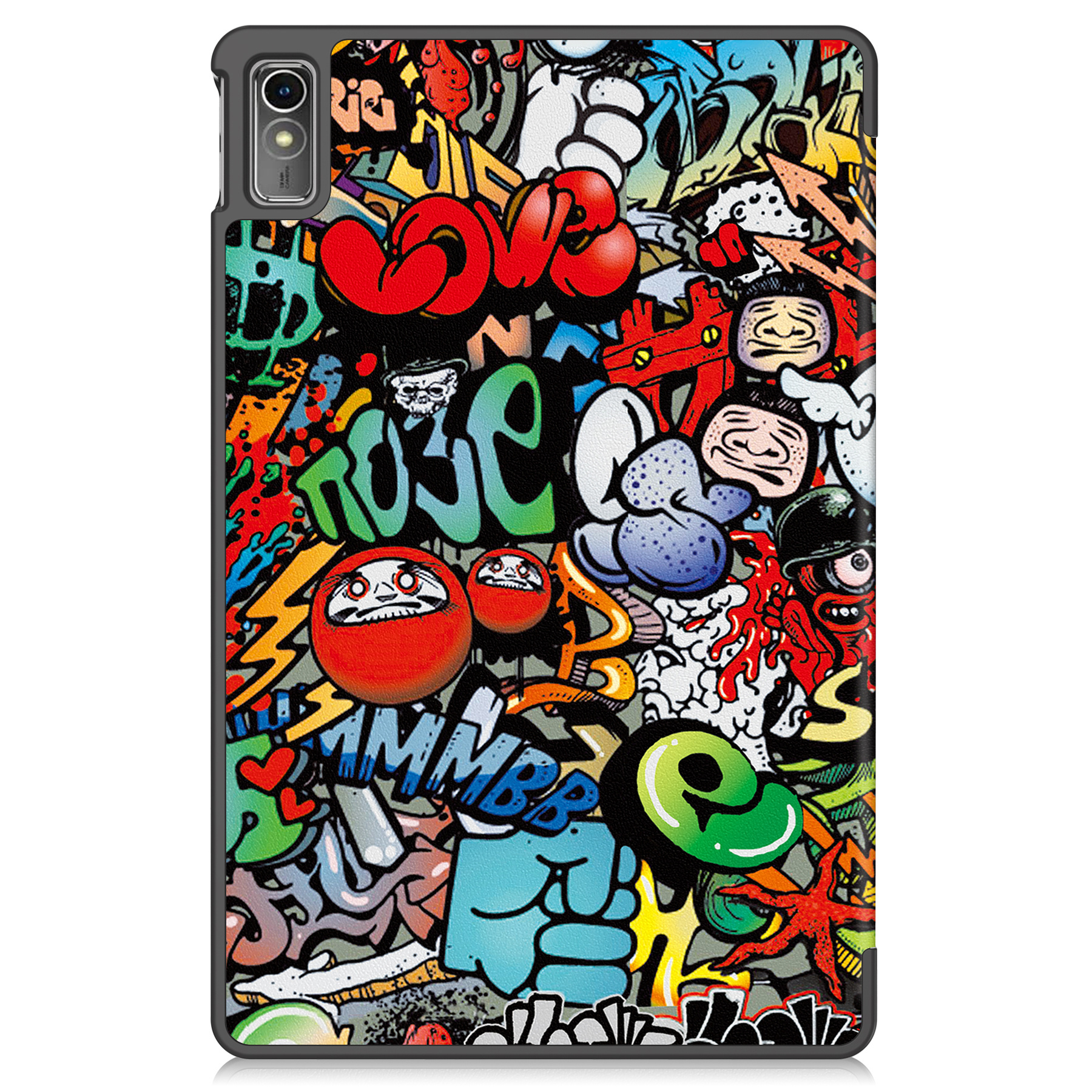 NoXx Hoesje Geschikt voor Lenovo Tab M10 5G Hoesje Case Hard Cover Hoes Book Case - Graffity