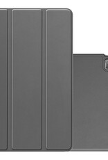 NoXx Hoesje Geschikt voor Lenovo Tab M10 5G Hoesje Case Hard Cover Hoes Book Case - Grijs