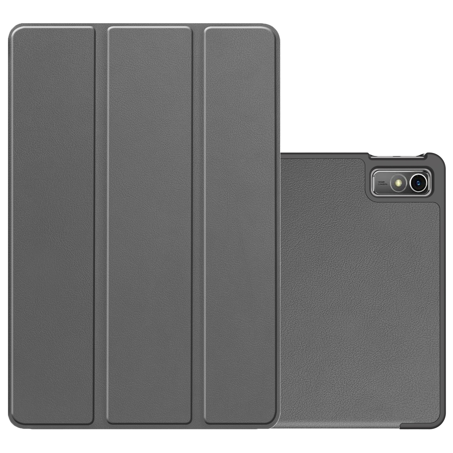 NoXx Hoesje Geschikt voor Lenovo Tab M10 5G Hoesje Case Hard Cover Hoes Book Case - Grijs