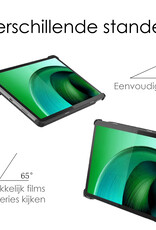 NoXx Hoesje Geschikt voor Lenovo Tab M10 5G Hoesje Case Hard Cover Hoes Book Case - Grijs
